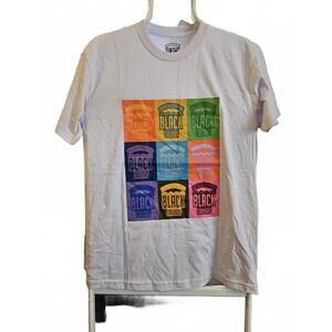 New - Support Black Colleges Unisex Graphic Tee White Multicolor Size M - NWT